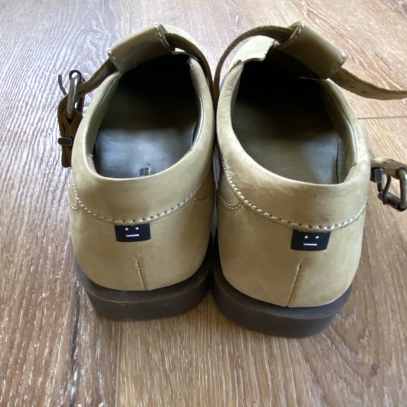 Acne studios Tan Mary Jane Shoes with Buckle - Picture 4 of 6